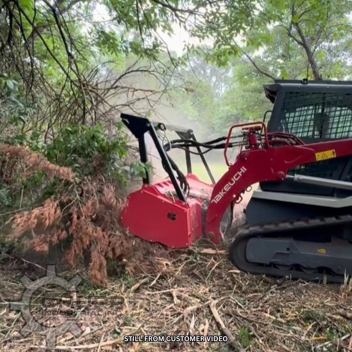 Raytree 72" High Flow Forestry Drum Mulcher
