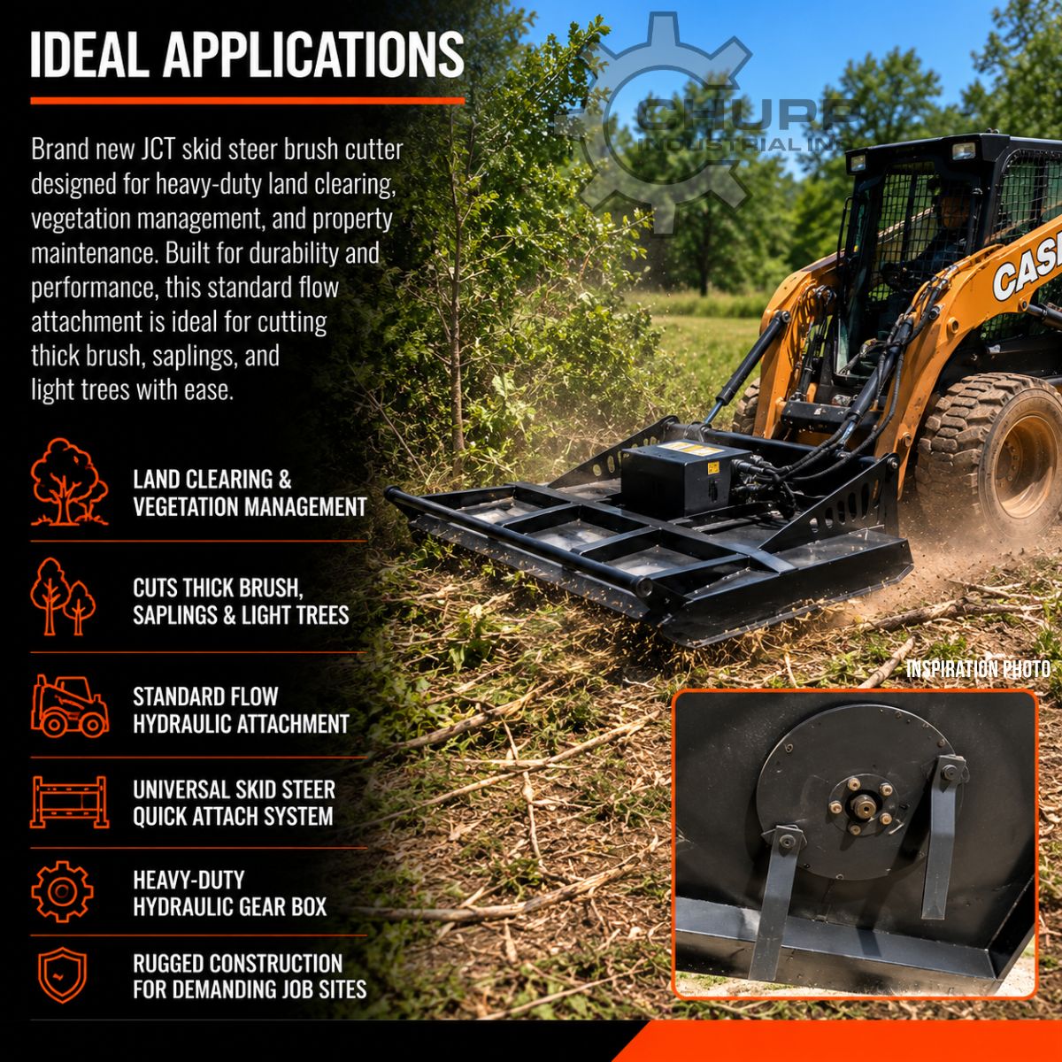 JCT 72″ Brush Cutter