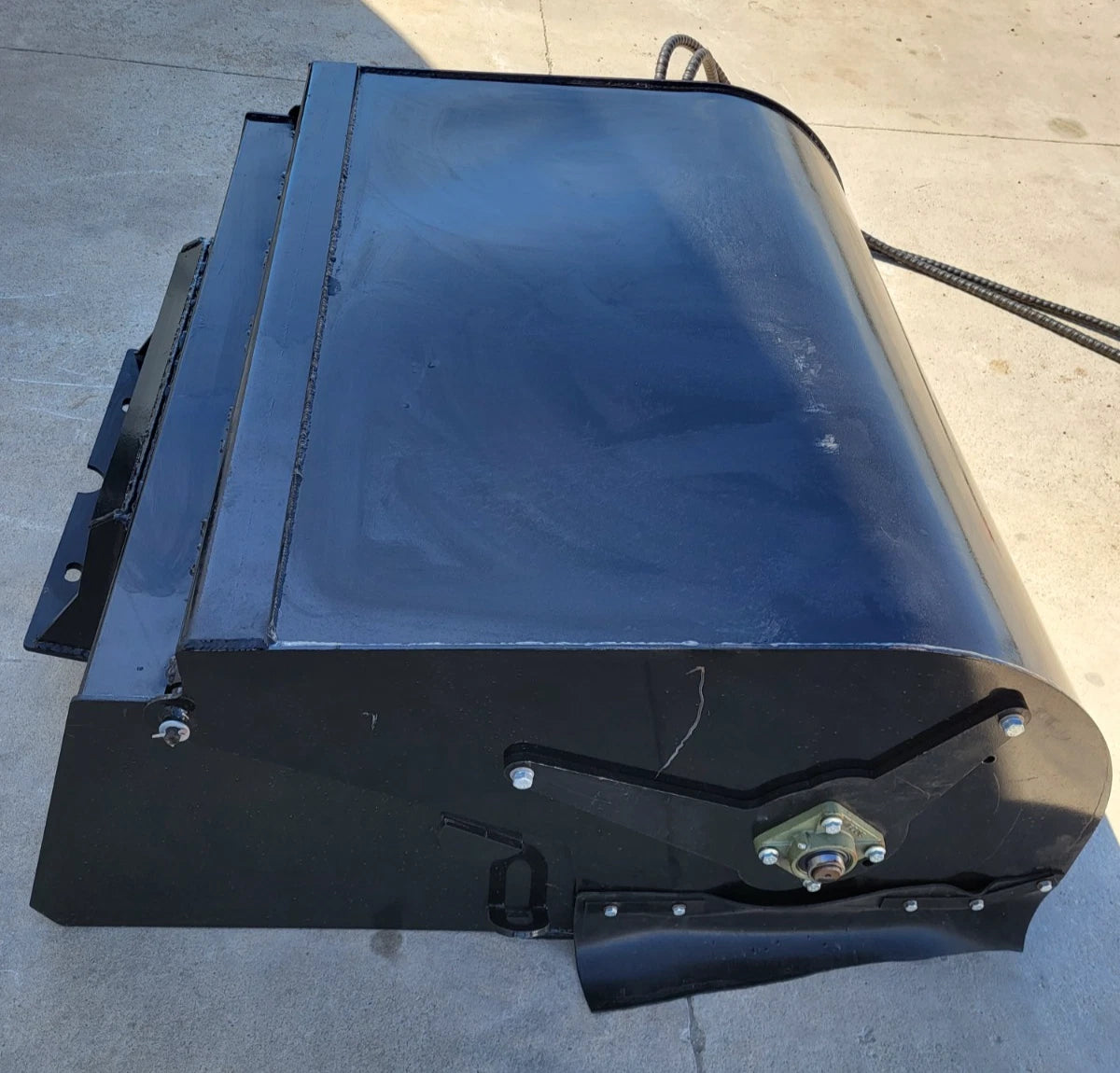AGT Mini Skid Steer Box Broom Sweeper