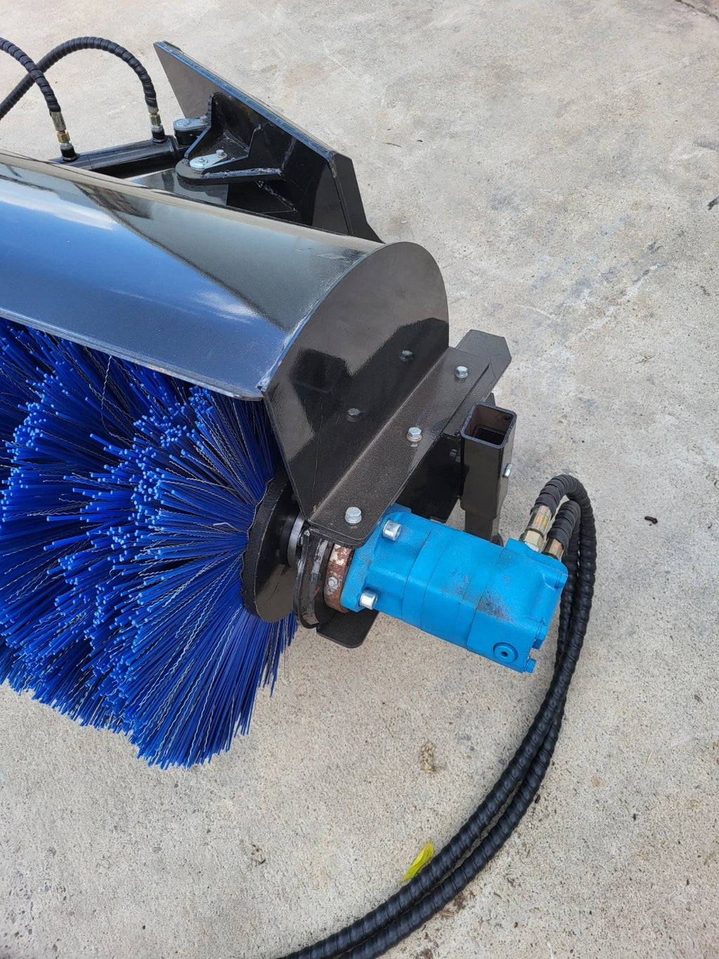 AGT Mini Skid Steer Angle Broom