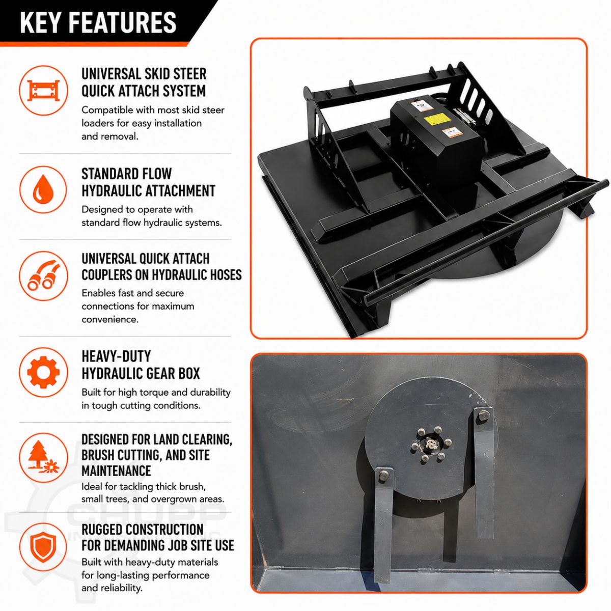 JCT 72″ Brush Cutter