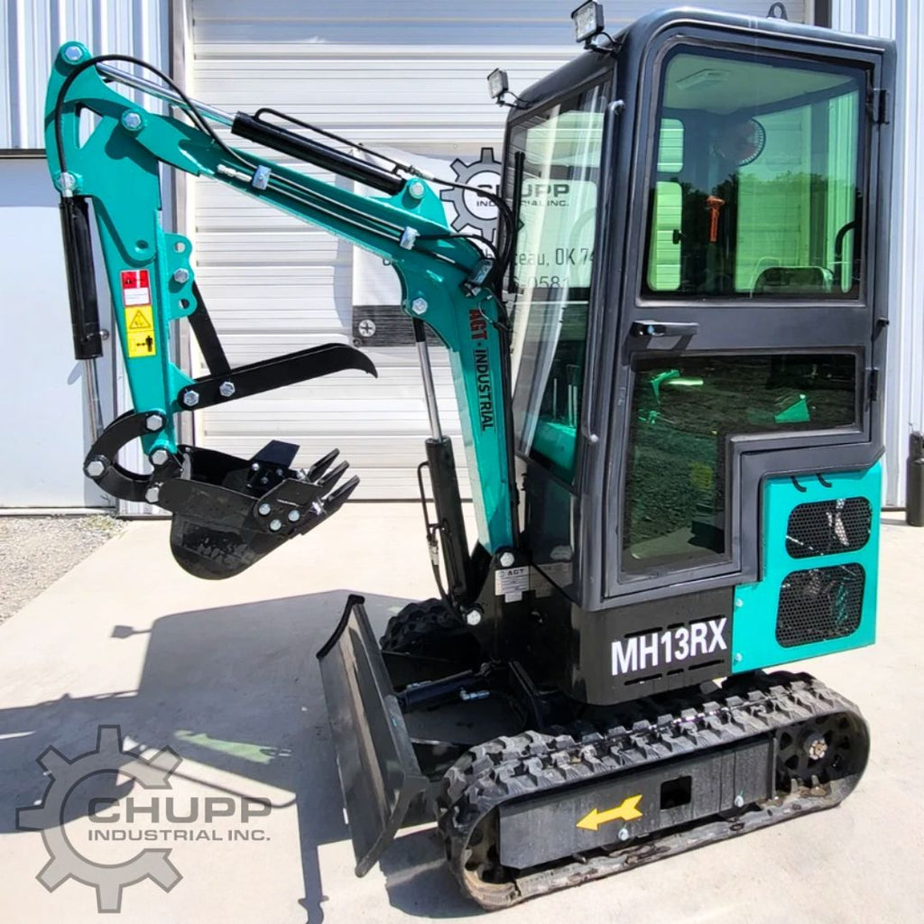 Enclosed Cab MH13RX 1 Ton Mini Excavator