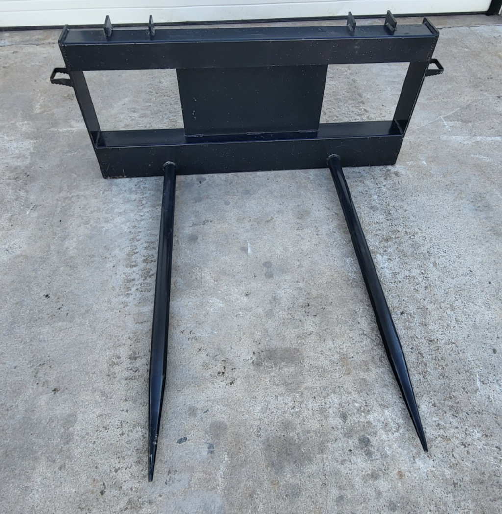 42" JCT Double Tine Hay Bale Spear