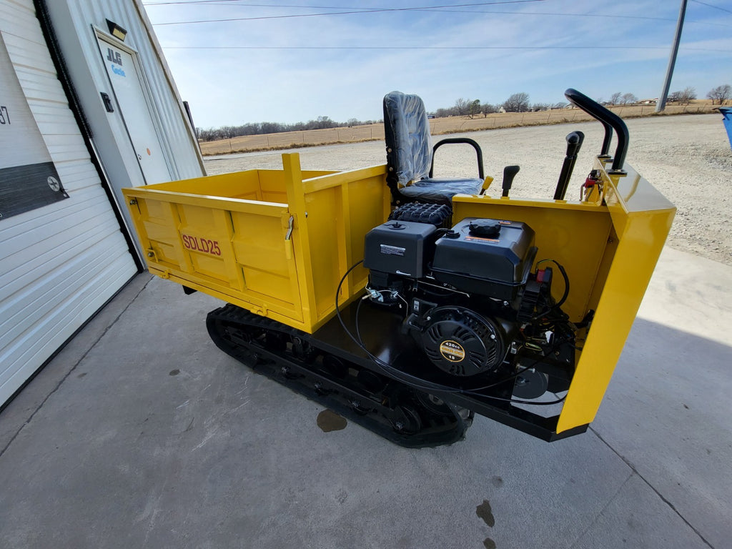 CD25 Mini Dumper Crawler (13.5 HP Gas)