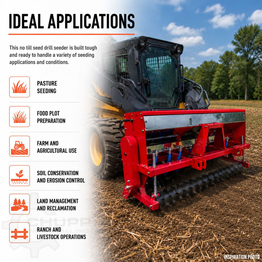 AGT No Till Seed Drill Seeder