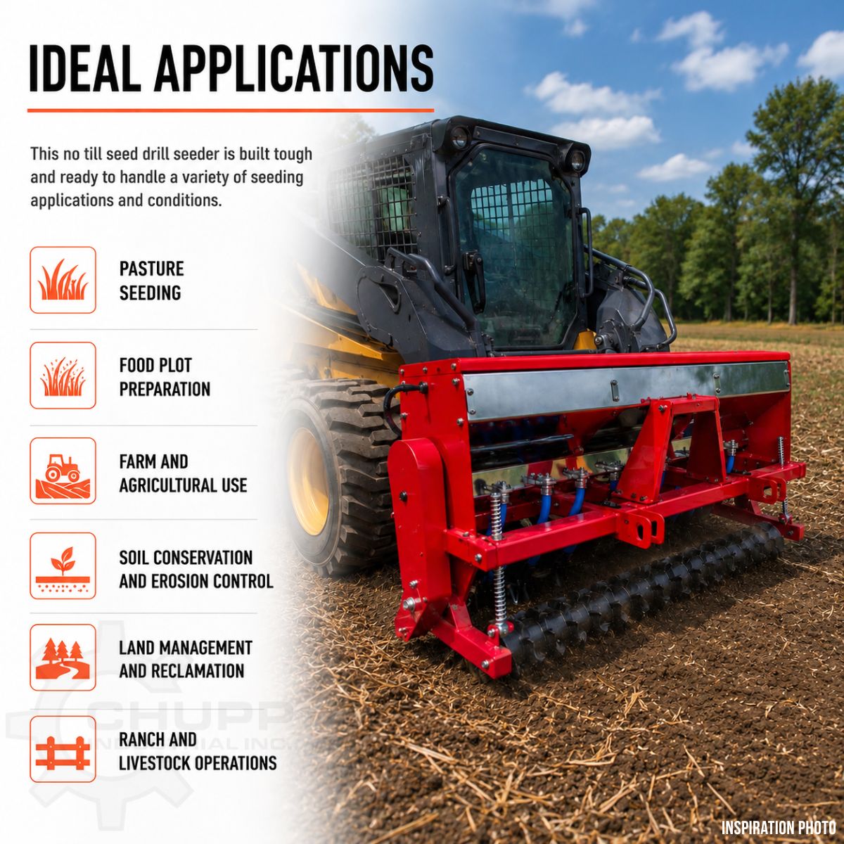 AGT No Till Seed Drill Seeder