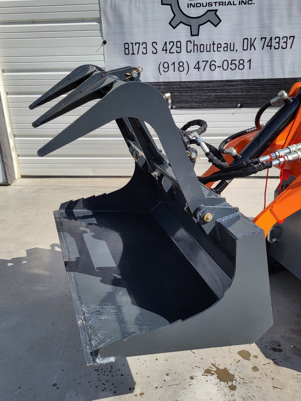 44″ Mini Skid Steer Grapple Bucket