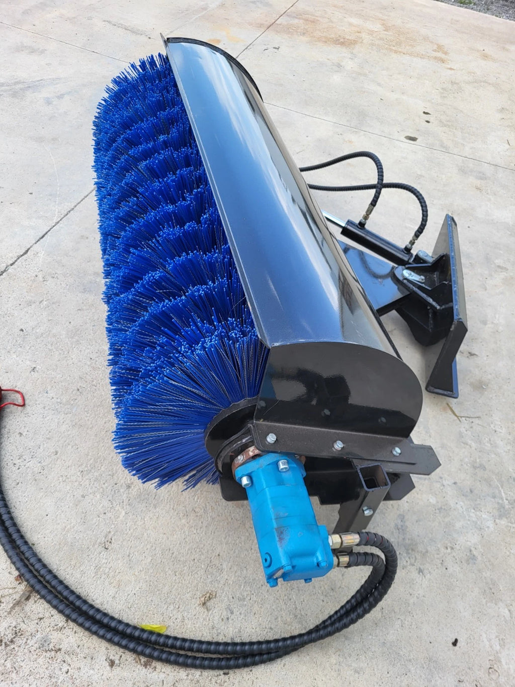 AGT Mini Skid Steer Angle Broom