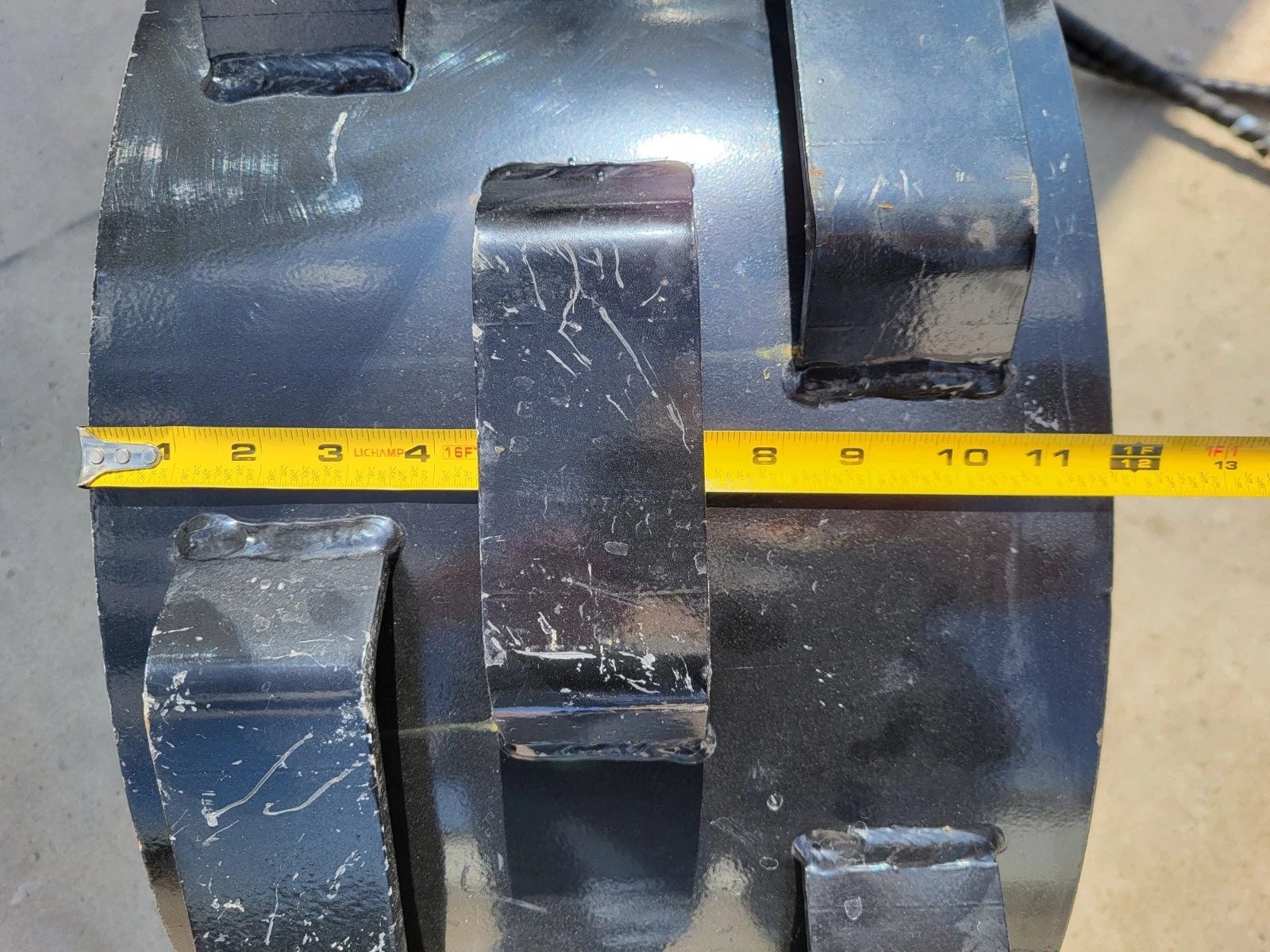 GIYI 12″ Mini Skid Steer Trench Compactor Wheel