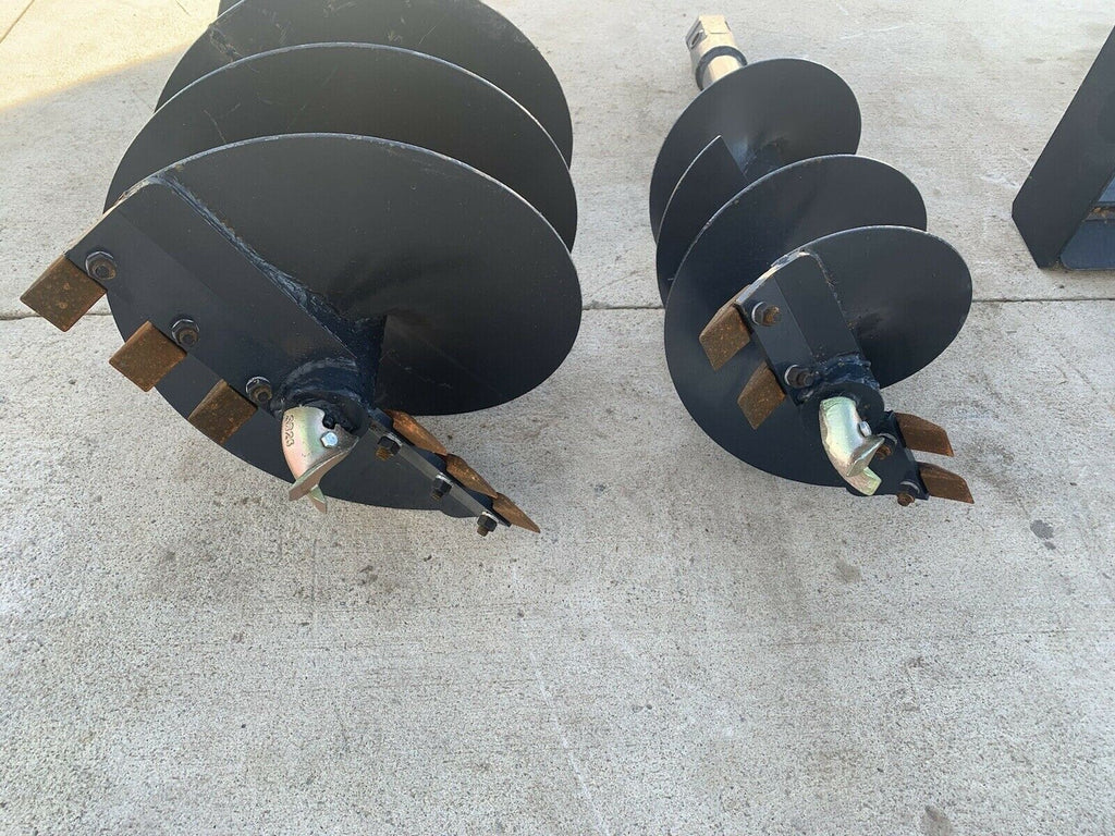 Wolverine Hydraulic Skid Steer Auger with 12" & 18" Bits