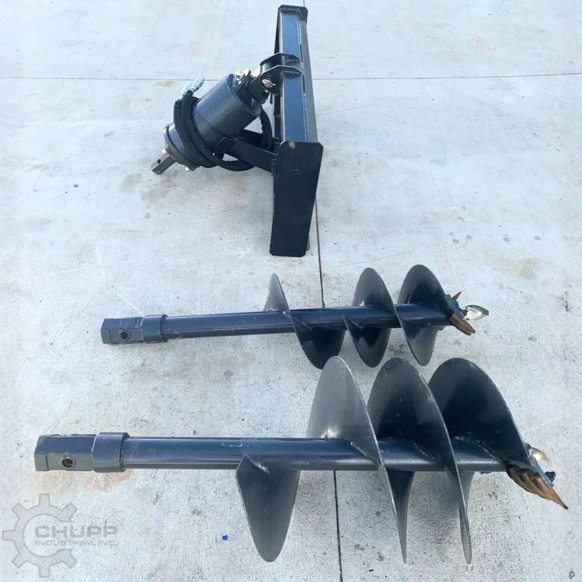 Wolverine Hydraulic Skid Steer Auger with 12" & 18" Bits