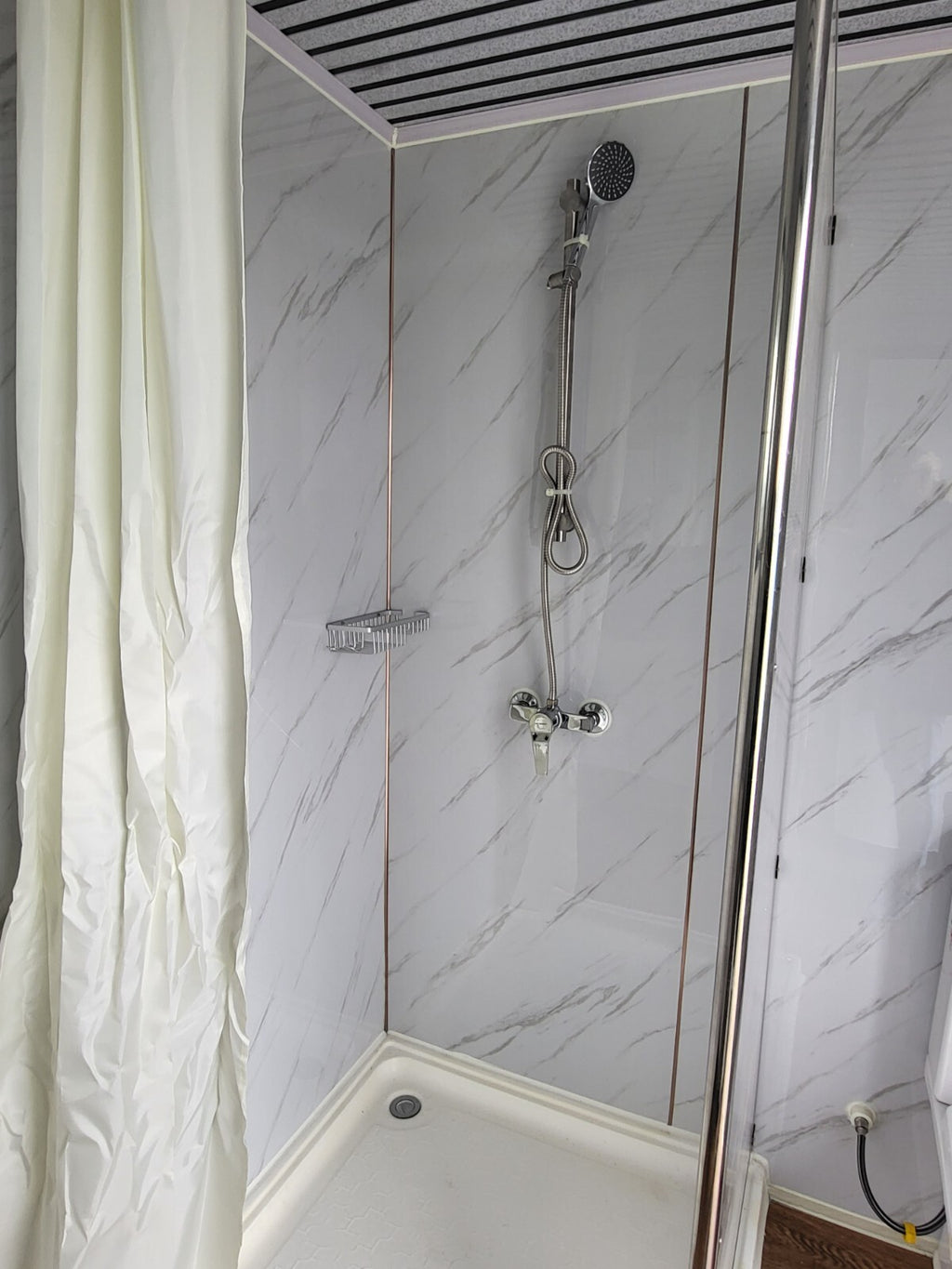 LUX Portable Shower Restroom with Toilet and Sink
