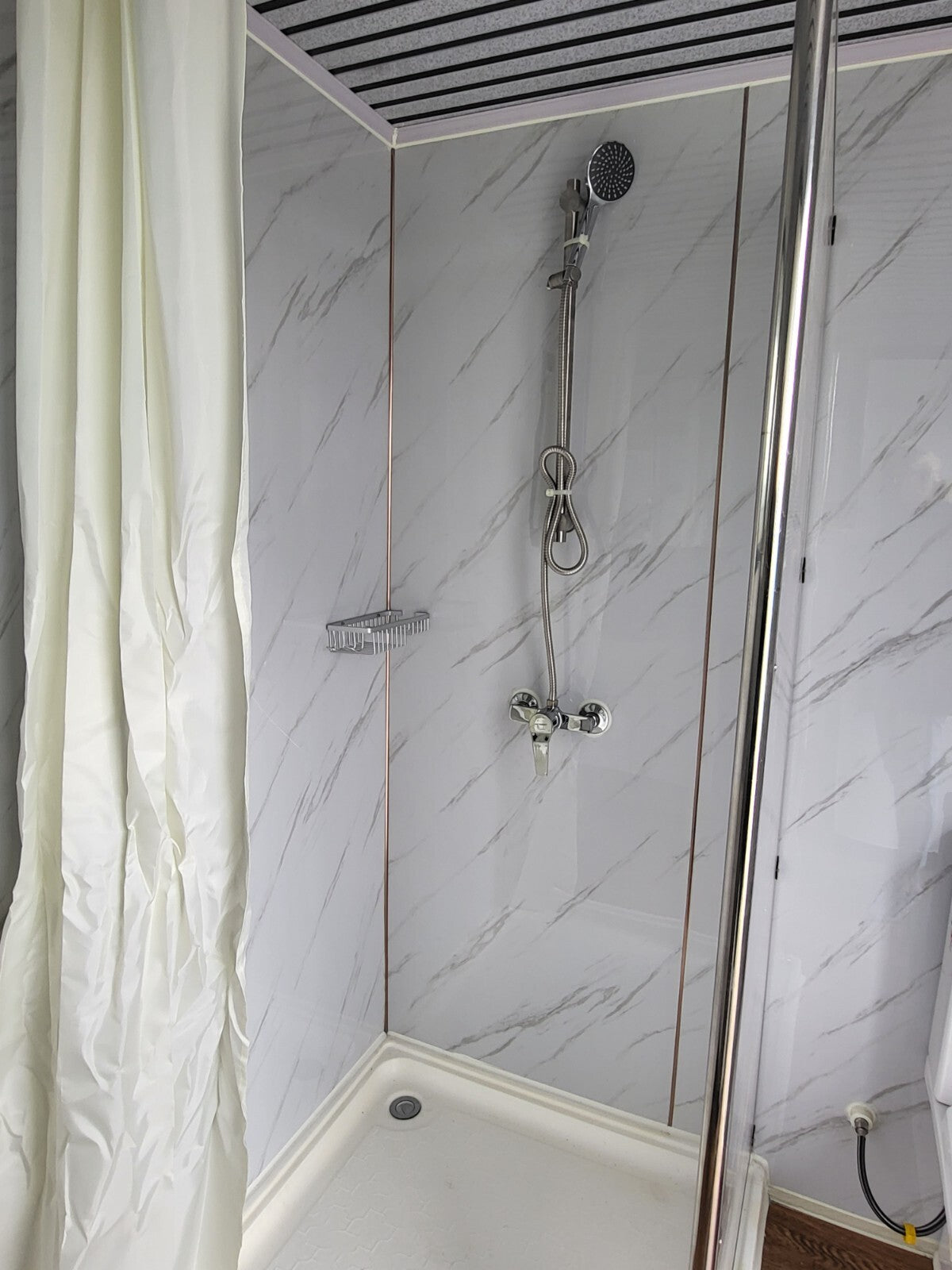 LUX Portable Shower Restroom with Toilet and Sink