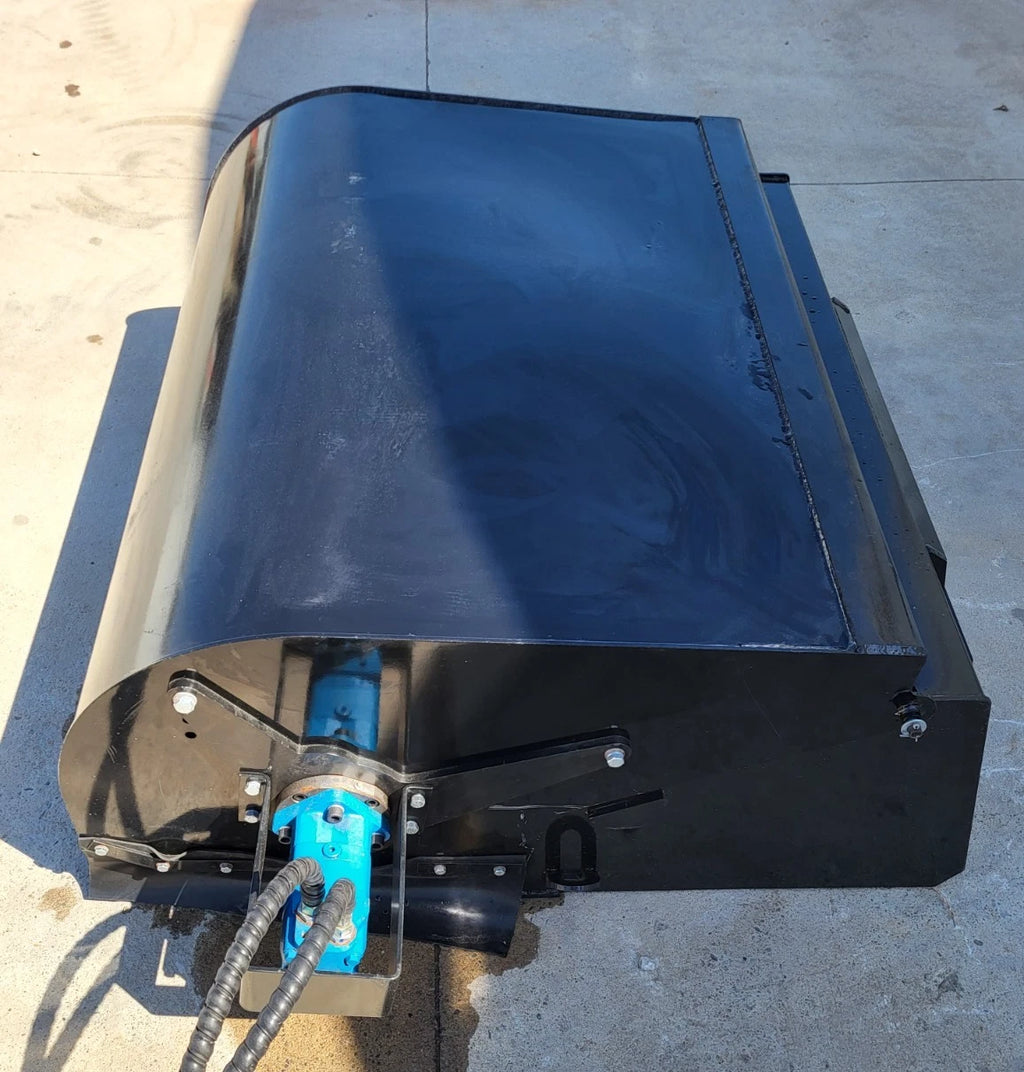 AGT Mini Skid Steer Box Broom Sweeper
