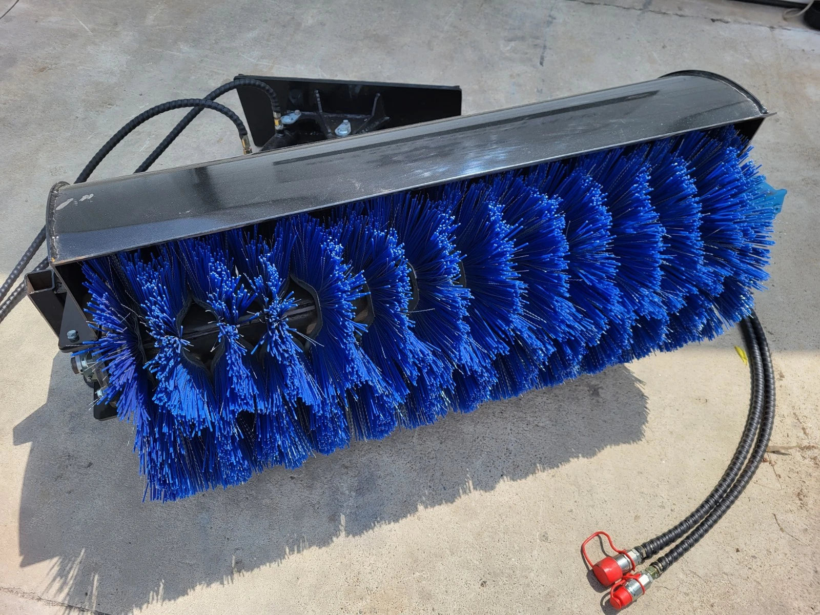 AGT Mini Skid Steer Angle Broom