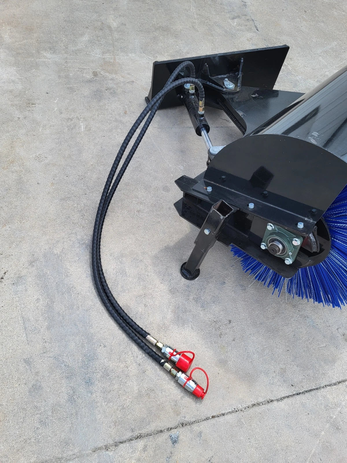 AGT Mini Skid Steer Angle Broom