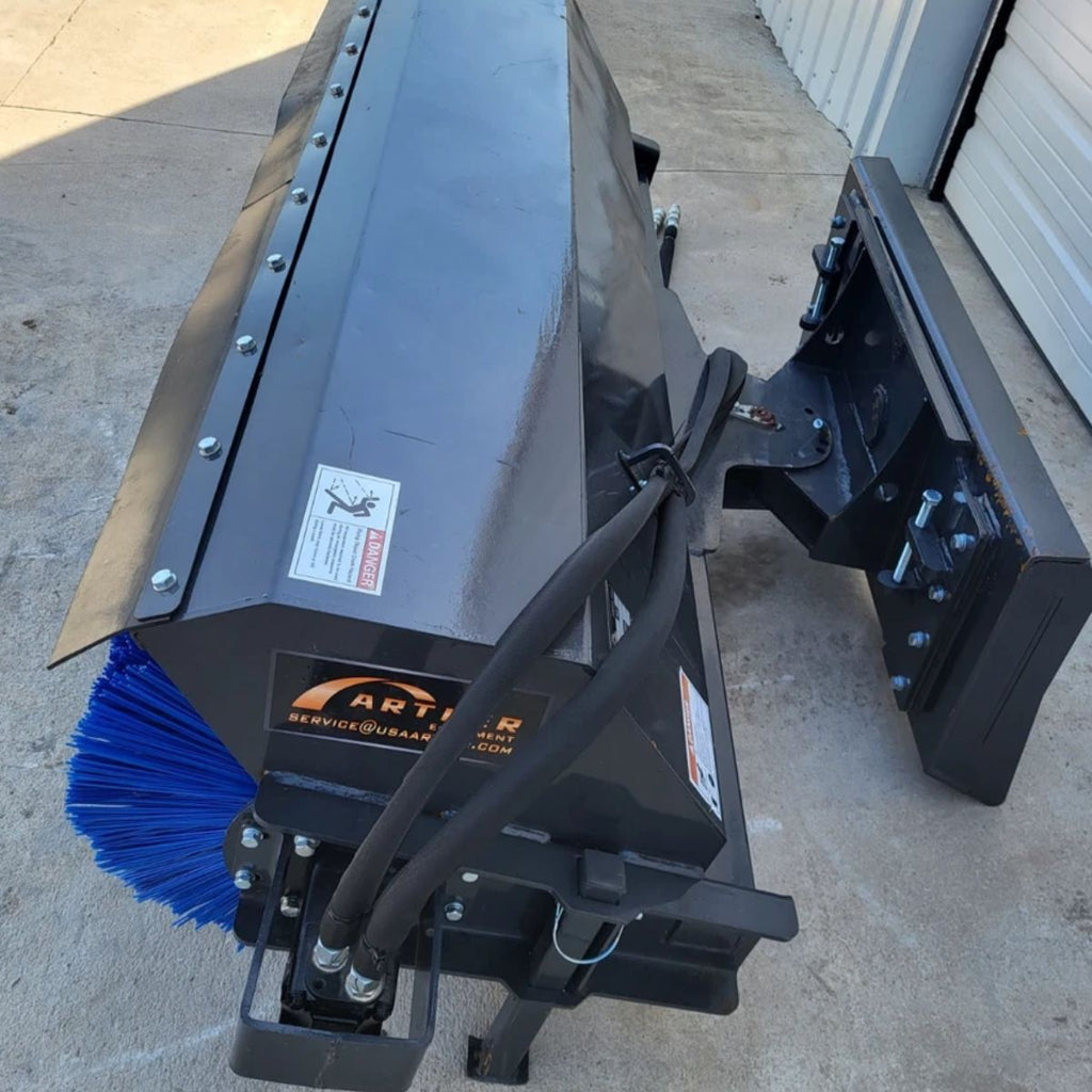 Arteer Skid Steer Hydraulic Angle Broom