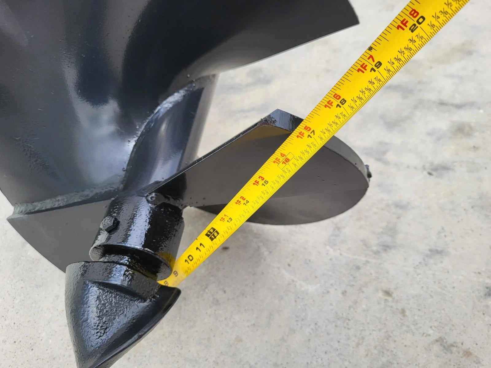 Mini Excavator Hydraulic Auger, 16″ Bit (.8–1.5 Ton)
