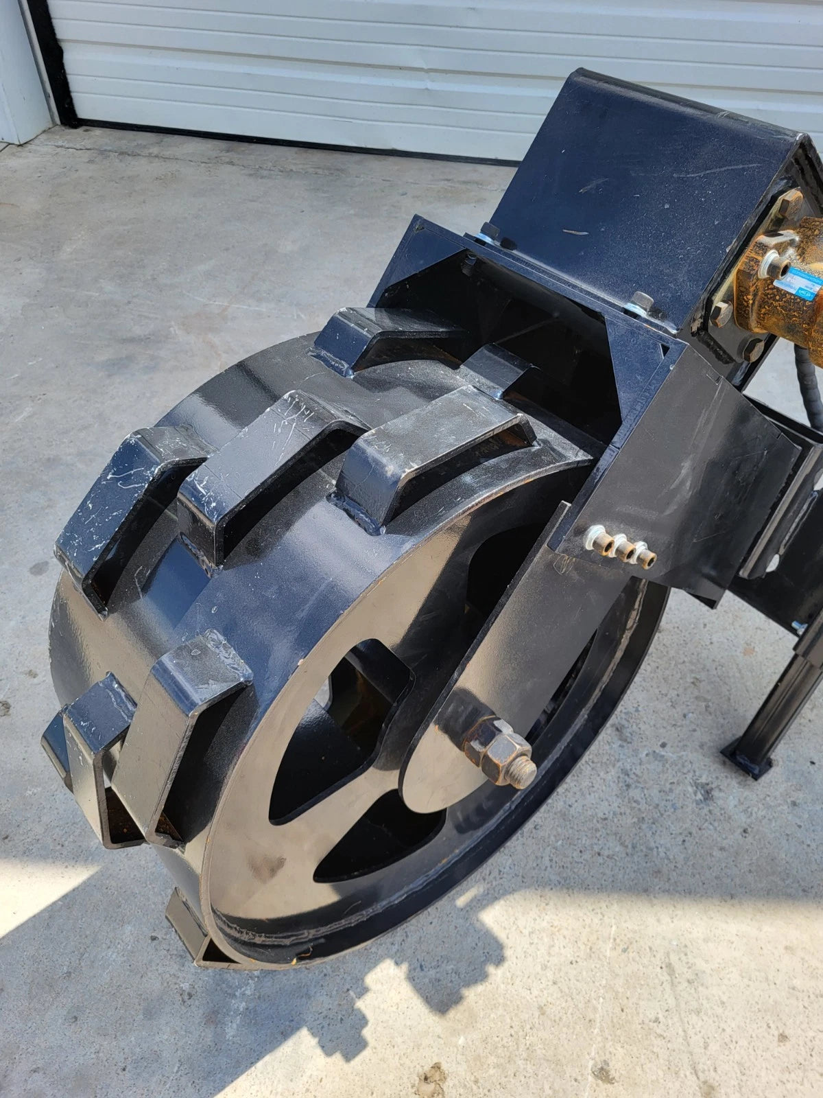 GIYI 12″ Mini Skid Steer Trench Compactor Wheel