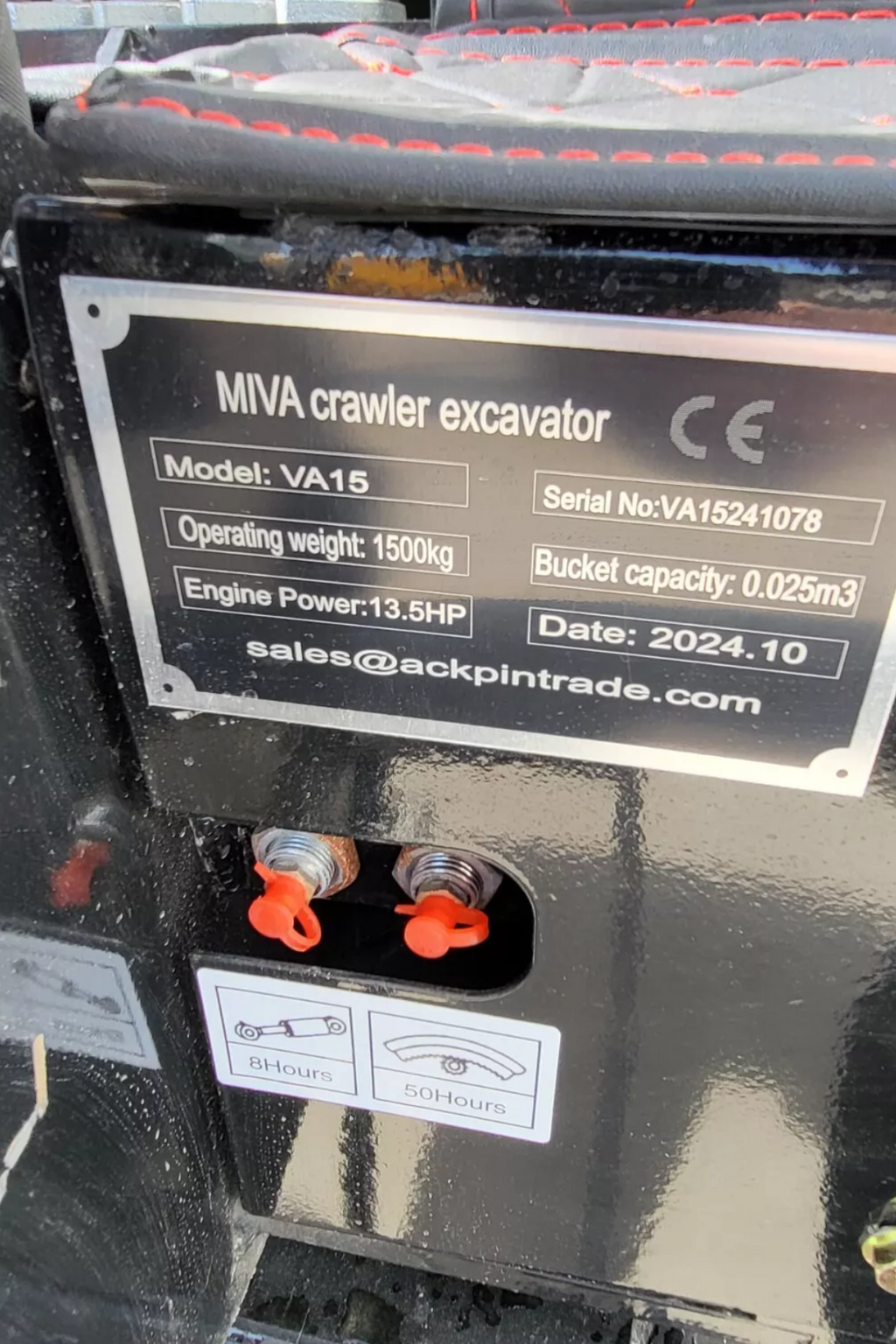 MIVA VA15 1.5 Ton Mini Excavator