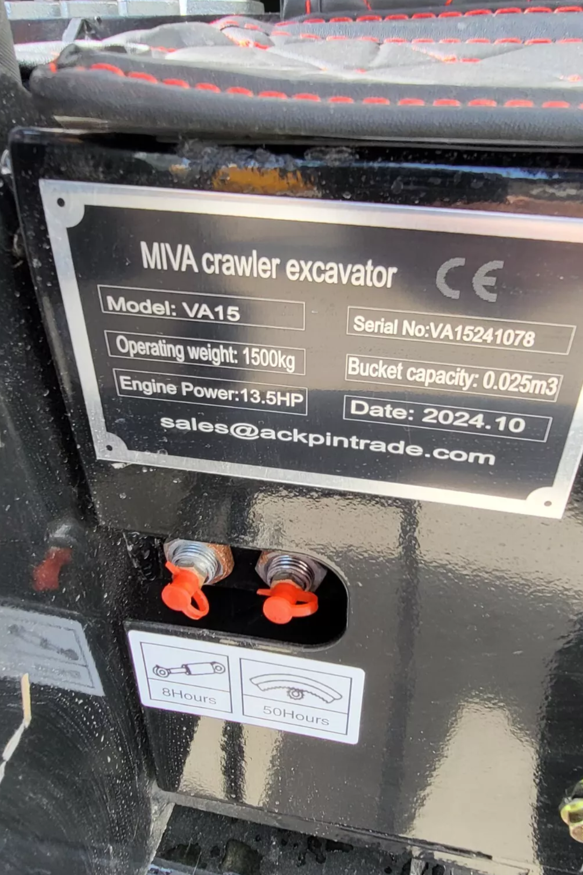 MIVA VA15 1.5 Ton Mini Excavator