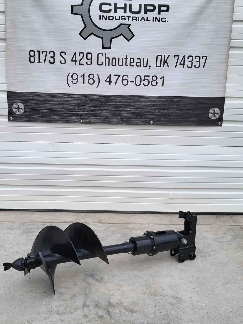 Mini Excavator Hydraulic Auger, 16″ Bit (.8–1.5 Ton)