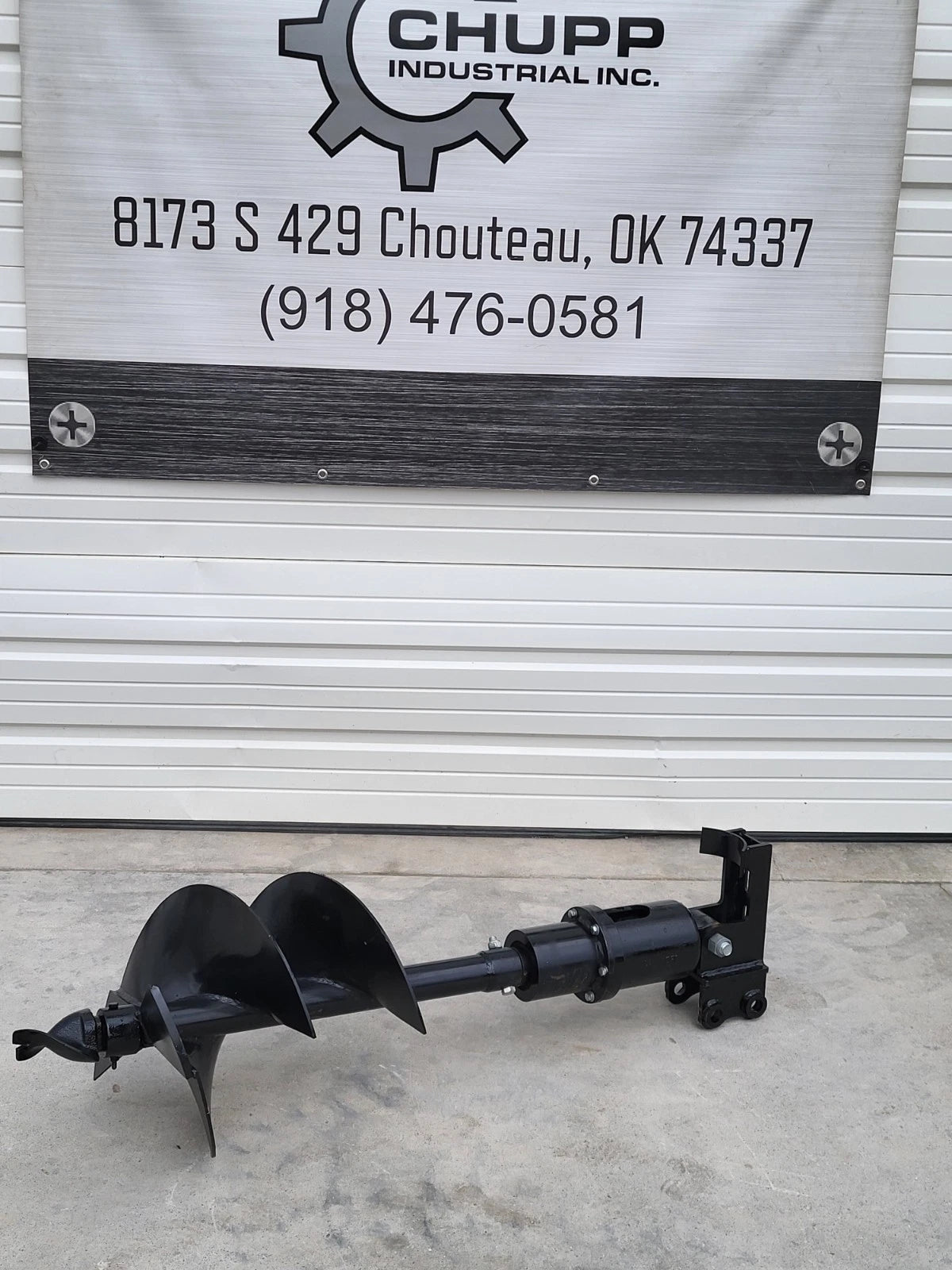 Mini Excavator Hydraulic Auger, 16″ Bit (.8–1.5 Ton)
