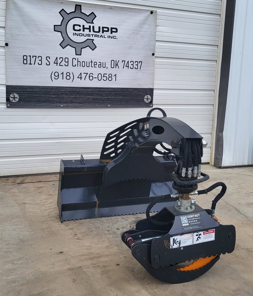 Landhonor Rotating Grapple Hydraulic Skid Steer Attachment