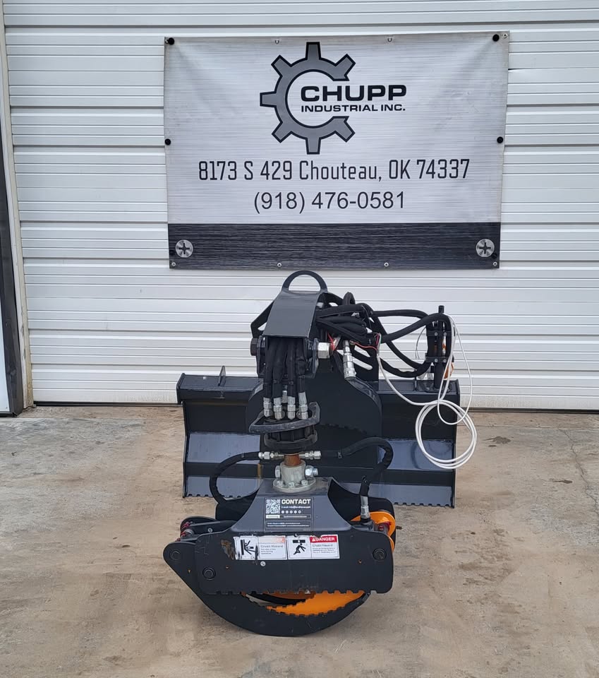 Landhonor Rotating Grapple Hydraulic Skid Steer Attachment