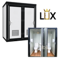 LUX Dual-Stall Portable Restroom Bathroom