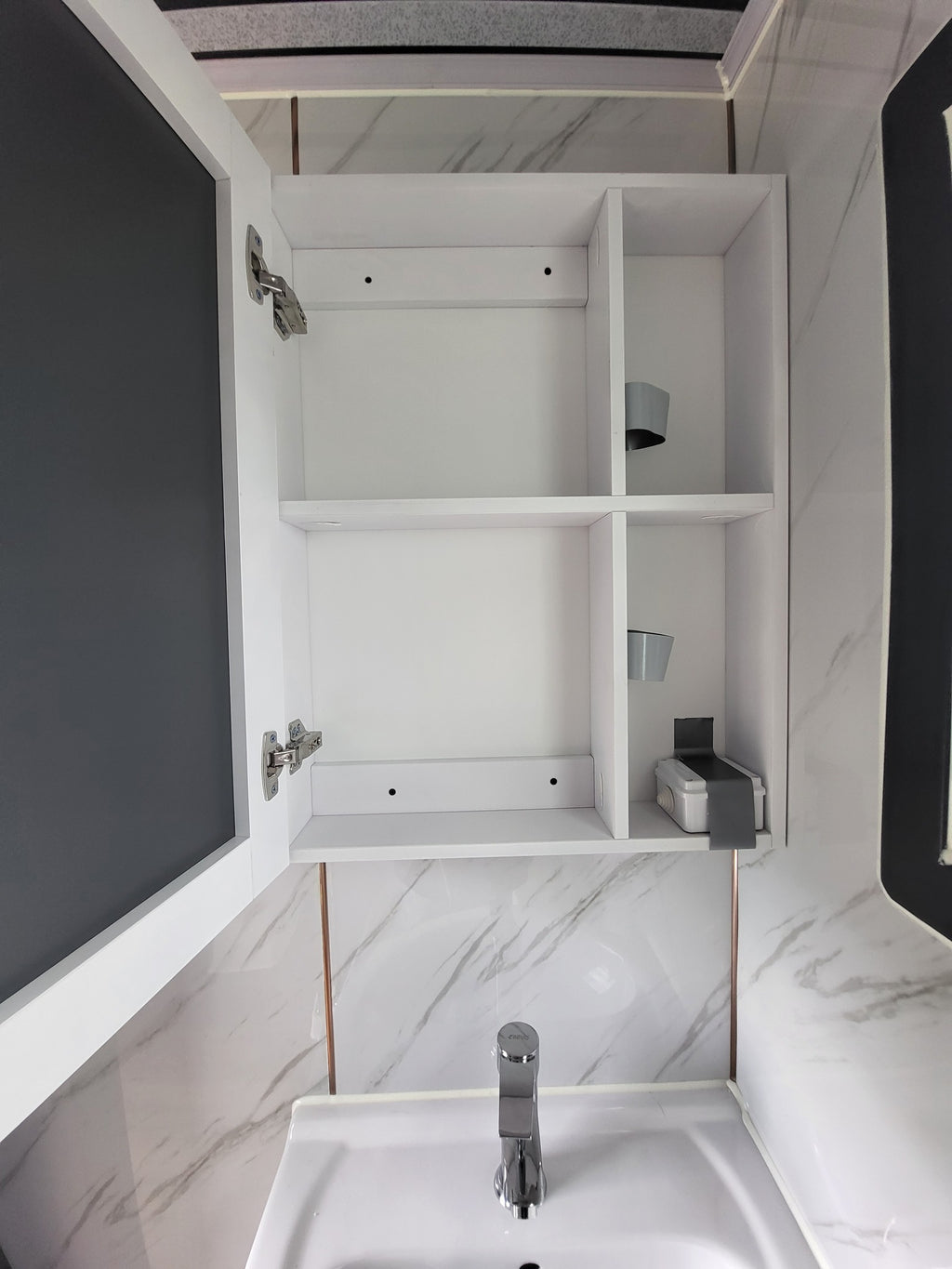 LUX Portable Shower Restroom with Toilet and Sink