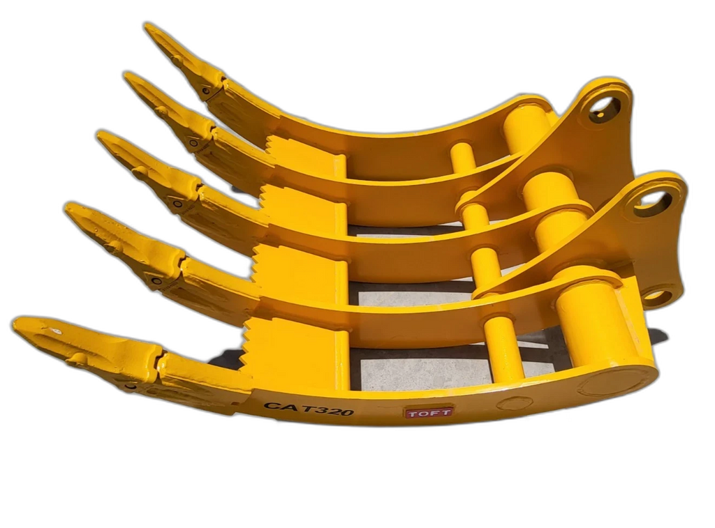 TOFT08R Excavator Rake (Fits CAT 320)